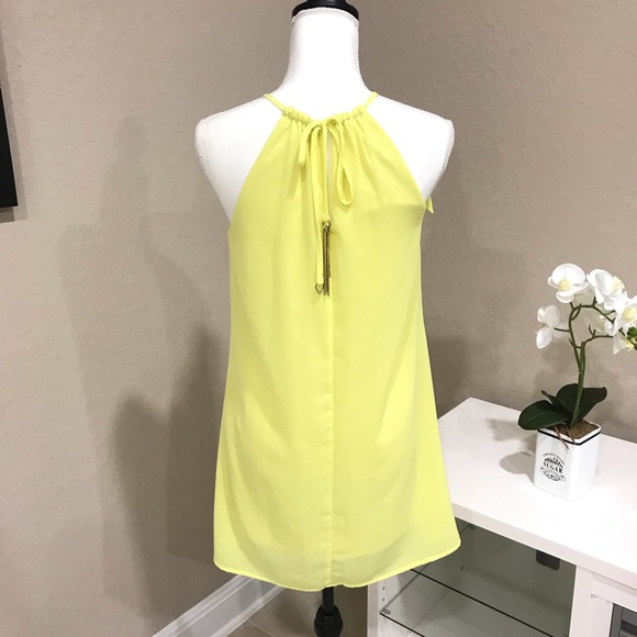 Yellow Ruffle Dress - Picture 3 of 4